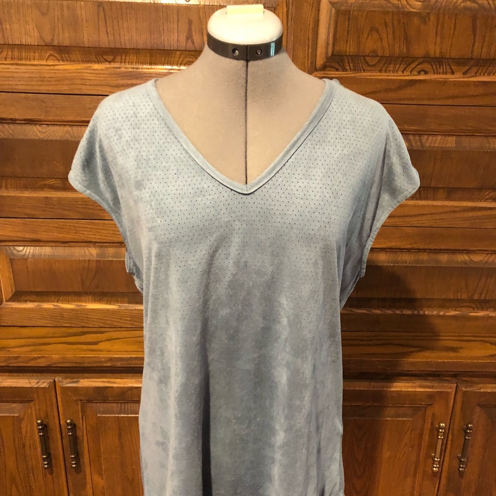 Suede top